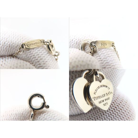 Tiffany Return to Tiffany Double Heart Tag Necklace - Picture 4 of 7